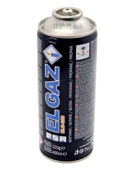 ELG-620 φιαλίδιο υγραερίου, με βαλβίδα σπειρώματος διπλής επιφάνειας  220γρ. - 4