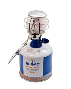 Λάμπα ELG-240 απευθείας πιέσεως υγραερίου με πιεζοηλεκτρική ανάφλεξη, για χρήση με φιαλίδια με βαλβίδα σπειρώματος