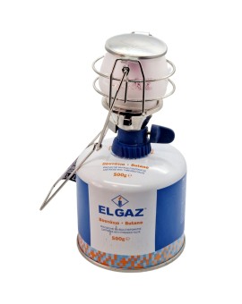 Λάμπα ELG-240 απευθείας πιέσεως υγραερίου με πιεζοηλεκτρική ανάφλεξη, για χρήση με φιαλίδια με βαλβίδα σπειρώματος - 3