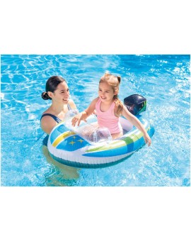 Intex Pool Cruiser Παιδική Φουσκωτή Βάρκα για 3-4 Ετών Γαλάζια 107x69εκ. - 2