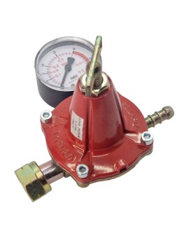 Mondial Ρυθμιστής Υγραερίου Υψηλής Πίεσης με Μανόμετρο Εξωτερικής Ρύθμισης Μέγιστης Παροχής 12 kg/h