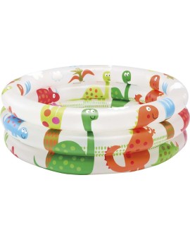 Intex Dinosaur 3-ring Baby Παιδική Πισίνα PVC Φουσκωτή 61x61x22εκ. 57106 - 1