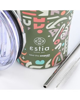 ESTIA ΘΕΡΜΟΣ COFFEE MUG SAVE THE AEGEAN 350ml GEOVIVID - 3