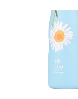 ESTIA ΘΕΡΜΟΣ TRAVEL FLASK SAVE THE AEGEAN 500ml DREAMY SKY - 3