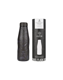 ESTIA ΘΕΡΜΟΣ TRAVEL FLASK SAVE THE AEGEAN 500ml NOIR ECHO - 1