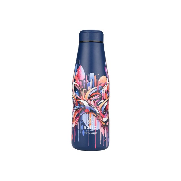 ESTIA ΘΕΡΜΟΣ TRAVEL FLASK SAVE THE AEGEAN 500ml VIBRANT VORTEX - 1