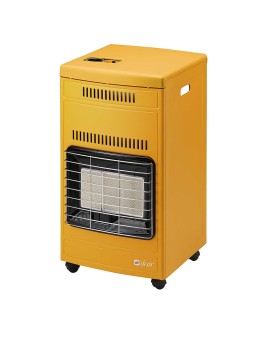 Sicar Euro 90 Κεραμική Σόμπα Υγραερίου 4200W Κίτρινη 40.5x44.5x77cm - 1