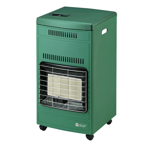 Sicar Euro 90 Κεραμική Σόμπα Υγραερίου 4200W Πράσινη 40.5x44.5x77cm - 1