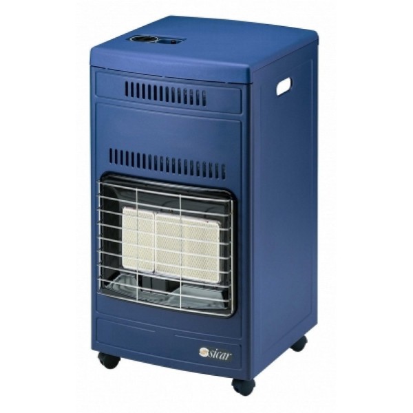 Sicar Euro 90 Κεραμική Σόμπα Υγραερίου 4200W Μπλε 40.5x44.5x77cm - 1