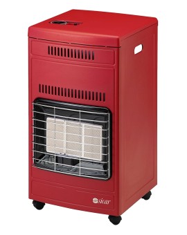 Sicar Euro 90R Κεραμική Σόμπα Υγραερίου 4200W Κόκκινη 40.5x44.5x77cm