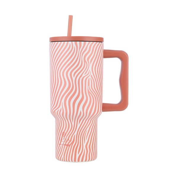 ΘΕΡΜΟΣ STRAW TUMBLER XL SAVE THE AEGEAN 900ml SOFT RIPPLE