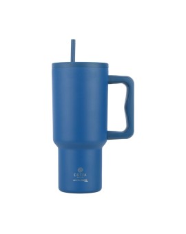 ΘΕΡΜΟΣ STRAW TUMBLER XL SAVE THE AEGEAN 900ml DENIM BLUE