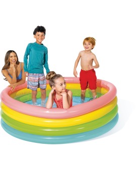 Intex Παιδική Στρογγυλή Πισίνα Φουσκωτή 168x46εκ. Sunset Glow