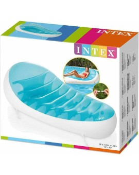 Intex Petal Lounge Φουσκωτό Στρώμα Θαλάσσης Τιρκουάζ 193εκ.