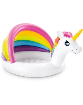 ntex Unicorn Παιδική Στρογγυλή Πισίνα Φουσκωτή Baby 127x69εκ.