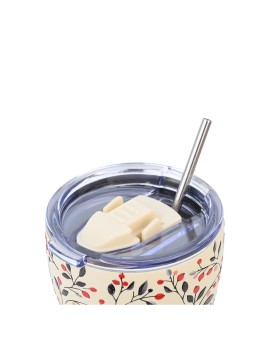 ESTIA ΘΕΡΜΟΣ COFFEE MUG SAVE THE AEGEAN 350ml BLOOM BEIGE - 3