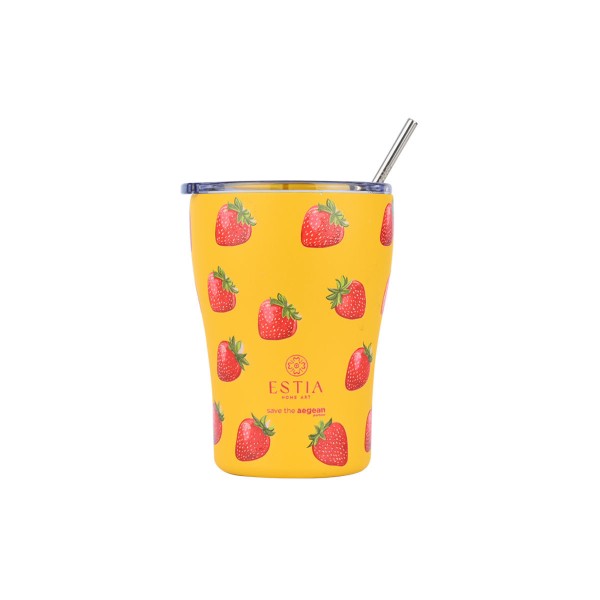 ΘΕΡΜΟΣ COFFEE MUG SAVE THE AEGEAN 350ml BERRY BRIGHT