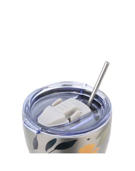 ΘΕΡΜΟΣ COFFEE MUG SAVE THE AEGEAN 350ml SILVER BOTANIC