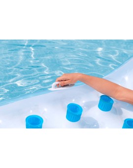 Bestway Μεγάλο Φουσκωτό Στρώμα Θαλάσσης με Χειρολαβές Λευκό 193εκ.