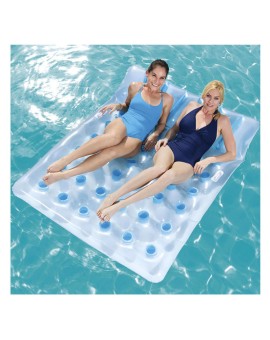 Bestway Μεγάλο Φουσκωτό Στρώμα Θαλάσσης με Χειρολαβές Λευκό 193εκ.