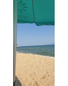 Escape Ομπρέλα Θαλάσσης Αλουμινίου Διαμέτρου 2.02m με UV Προστασία και Αεραγωγό Γαλάζια