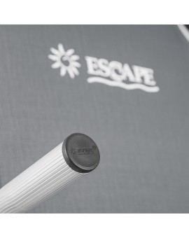 Καρεκλάκι Παραλίας Escape Αλουμινίου με Χαμηλή Πλάτη Γκρί