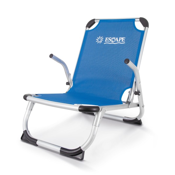 Καρεκλάκι Παραλίας Escape Αλουμινίου με Χαμηλή Πλάτη Μπλε