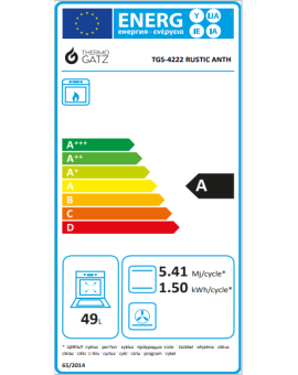 ΚΟΥΖΙΝΑ ΑΕΡΙΟΥ TGS 4222 RUSTIC ANTH MULTIGAS