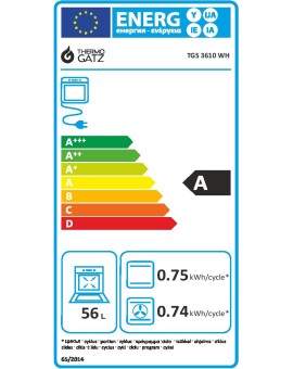 ΚΟΥΖΙΝΑ ΜΙΚΤΗ TGS 3610 WH TURBO
