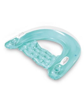 Intex Sit n Float Φουσκωτή Σαμπρέλα Θαλάσσης με Χειρολαβές Πορτοκαλί 152εκ.