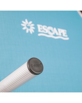 Escape Plus Καρεκλάκι Παραλίας Αλουμινίου με Ψηλή Πλάτη Πετρόλ 69x68x54εκ.