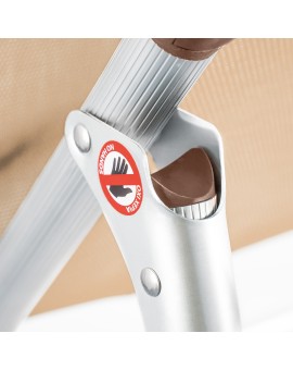 Καρεκλάκι Παραλίας Escape Αλουμινίου με Χαμηλή Πλάτη Sand