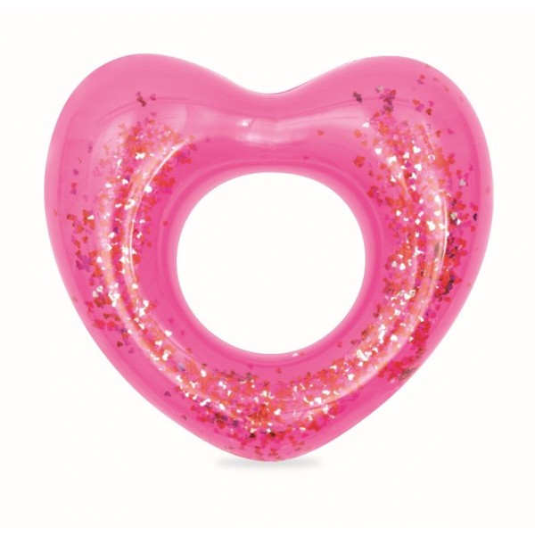 Bestway Σωσίβιο φουσκωτό καρδιά με glitter 91εκ (36141)