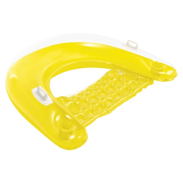 Intex Sit n Float Φουσκωτή Σαμπρέλα Θαλάσσης με Χειρολαβές Πορτοκαλί 152εκ.