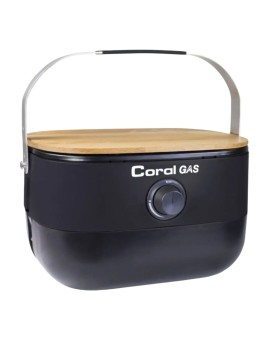 Mini BBQ Υγραερίου Μαύρο - Coral GAS