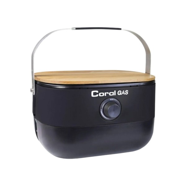 Mini BBQ Υγραερίου Μαύρο - Coral GAS