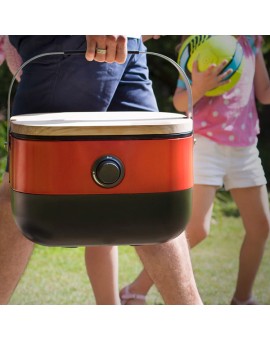 Mini BBQ Υγραερίου Μαύρο - Coral GAS