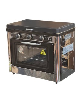 Φουρνάκι Υγραερίου BIG GAS με 2 Εστίες Ταψί και Θήκη CS02