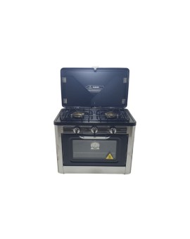 Φουρνάκι Υγραερίου BIG GAS με 2 Εστίες Ταψί και Θήκη CS02