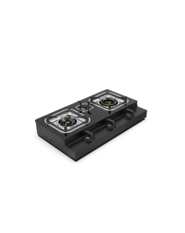 Proton Επιτραπέζια Εστία Υγραερίου Τριπλή Μαύρη G307