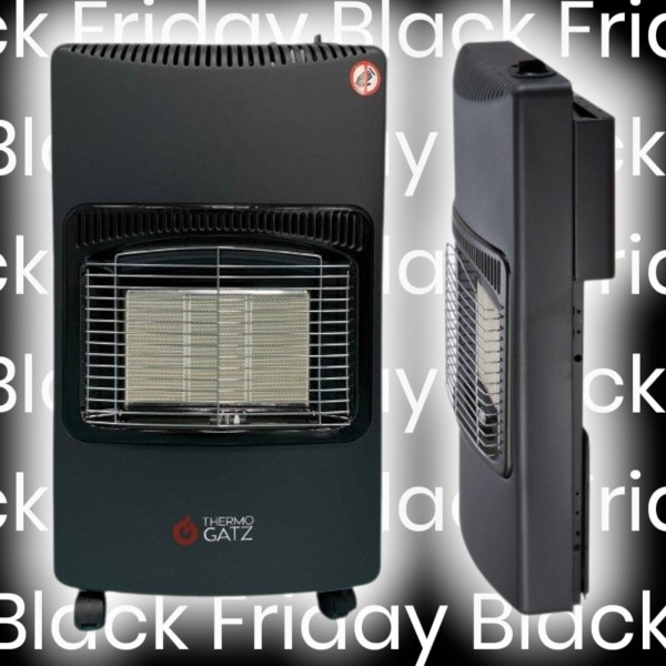 Thermogatz 02.204.069 Θερμάστρα Υγραερίου TG-FLD-4.2KW BLACK