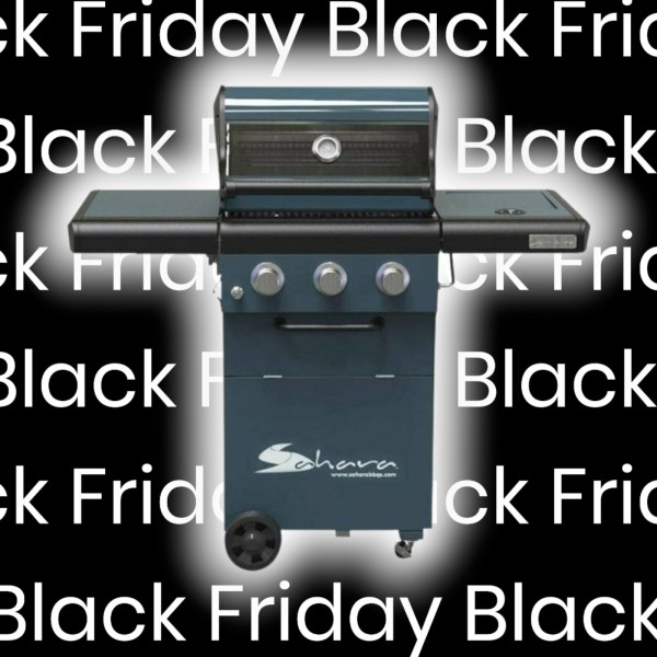 Sahara BBQ X350 Ψησταριά Υγραερίου Μαντεμένιας Σχάρας 52x49εκ. με 3 Εστίες 14.8kW και Πλαϊνό Μάτι