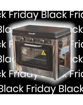 Φουρνάκι Υγραερίου BIG GAS με 2 Εστίες Ταψί και Θήκη CS02