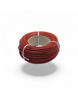 Μακαρόνι Υαλοβάμβακα Ανθεκτικό Στη Θερμότητα 105°c Επένδυση Pvc Ø5mm Κόκκινο 1 Μέτρο