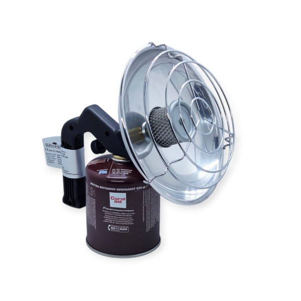 Eurocamping 1229 Θερμαντική Σόμπα Υγραερίου Τύπου Κουκουνάρα για Φιαλίδιο Ασφαλείας 500 gr