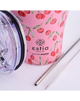 ΘΕΡΜΟΣ COFFEE MUG SAVE THE AEGEAN 350ml CHERRY ROSE