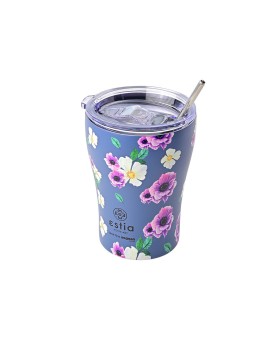 ESTIA ΘΕΡΜΟΣ COFFEE MUG SAVE THE AEGEAN 350ml GARDEN BLUE - 2