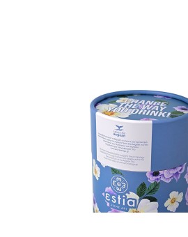 ESTIA ΘΕΡΜΟΣ COFFEE MUG SAVE THE AEGEAN 350ml GARDEN BLUE - 4