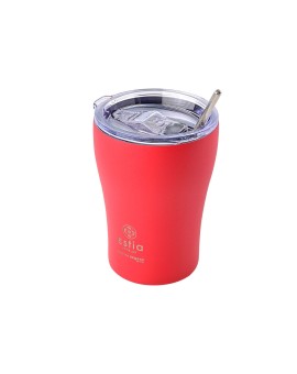 ESTIA ΘΕΡΜΟΣ COFFEE MUG SAVE THE AEGEAN 350ml SCARLET RED - 2