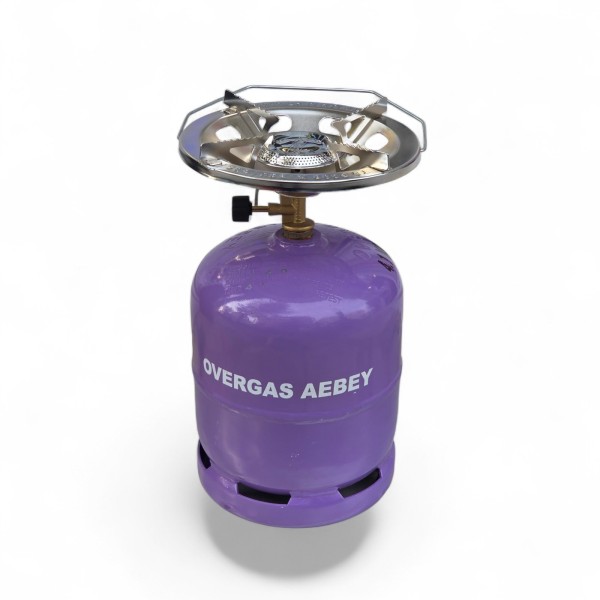 Φιάλη Υγραερίου 3κιλών  OVERGAS μαζί με Εστία Μαγειρέματος